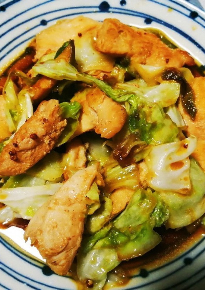 エバラすき焼きのたれ鶏の生姜マスタード炒-レシピのメイン写真