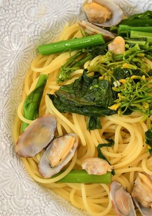 アサリと青菜のパスタ JAにいがた南蒲-レシピのメイン写真
