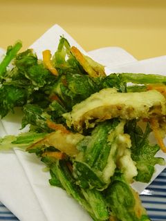 春菊のかきあげ【JA福岡市】-レシピのメイン写真