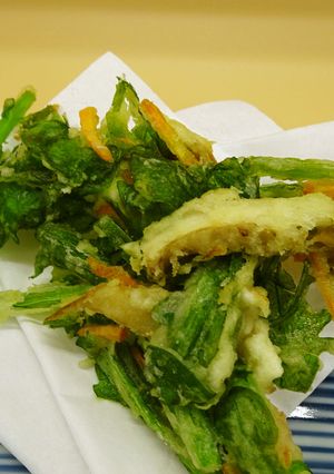 春菊のかきあげ【ＪＡ福岡市】-レシピのメイン写真