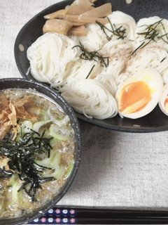 ラーメン屋さんの鰹つけ麺風素麺-レシピのメイン写真