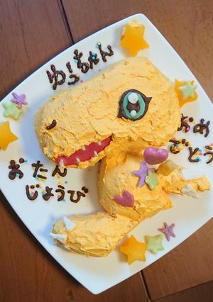 アグモンのキャラケーキ-レシピのメイン写真