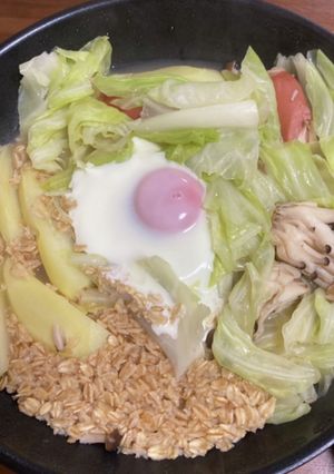 鍋キューブオートミール鍋430kcal-レシピのメイン写真