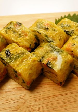 乾燥野菜入り卵焼き ~楽々菜々~-レシピのメイン写真