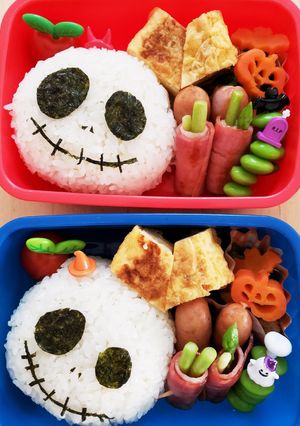 幼稚園のお弁当第70段!!ハロウィン♪-レシピのメイン写真