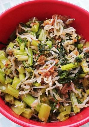 ★かぶの葉のごま油炒め★-レシピのメイン写真