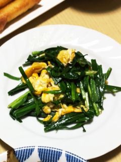 ニラ玉-レシピのメイン写真