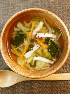 時短料理 乾燥野菜のコンソメスープ-レシピのメイン写真