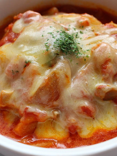 鶏もも肉のトマト煮込み~チーズがけ~-レシピのメイン写真