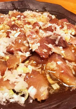 つまみ♡つばすの中華風カルパッチョ-レシピのメイン写真
