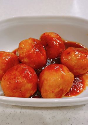 簡単！甘辛ケチャップ鶏団子-レシピのメイン写真