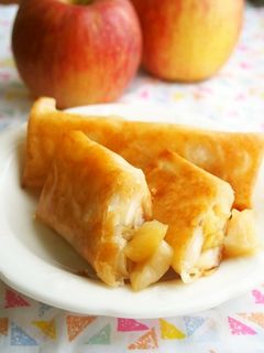 春巻きアップルパイ!アーモンドも香ばしい-レシピのメイン写真