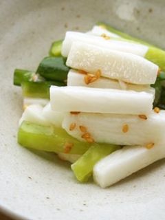 長芋・きゅうりの酢の物♪シャキツル食感♪-レシピのメイン写真