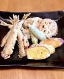たつえばあば流！美味！小鰯と野菜の天ぷら