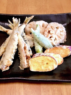 たつえばあば流!美味!小鰯と野菜の天ぷら-レシピのメイン写真