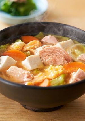 満腹！シーチキンの具沢山おみそ汁-レシピのメイン写真