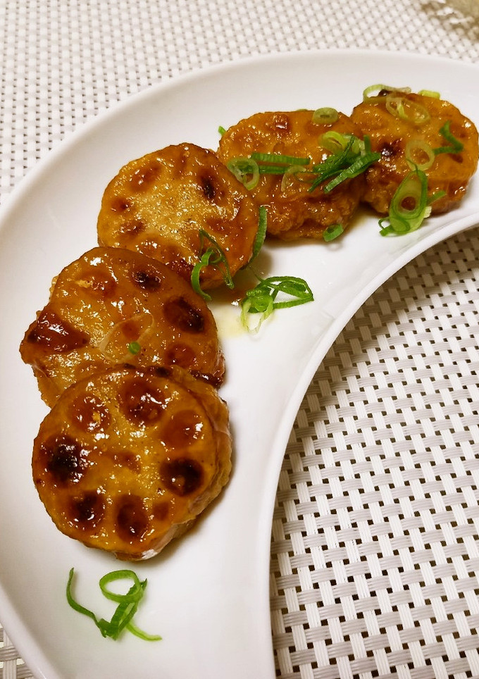 ご飯がススム♪簡単レンコン挟み焼き-レシピのメイン写真