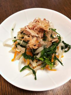 春菊ともやしと人参のお浸し-レシピのメイン写真