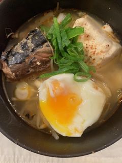 ピリ辛!!鯖缶スープ-レシピのメイン写真