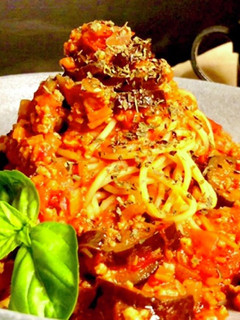パスタに絡む 茄子とひき肉のボロネーゼ-レシピのメイン写真