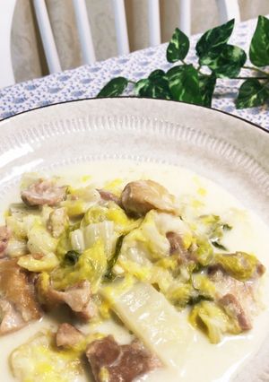 カラダが温まる☆鶏肉と白菜のクリーム煮-レシピのメイン写真