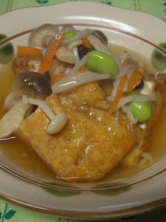 厚揚げ豆腐のきのこあんかけ-レシピのメイン写真