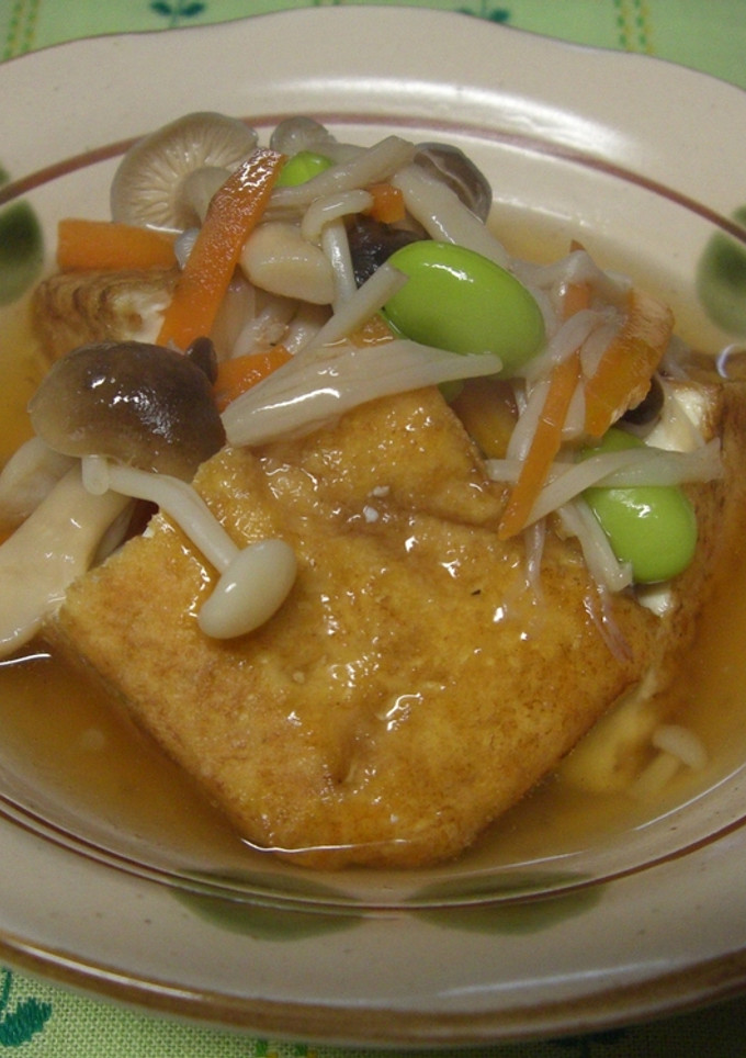 厚揚げ豆腐のきのこあんかけ-レシピのメイン写真