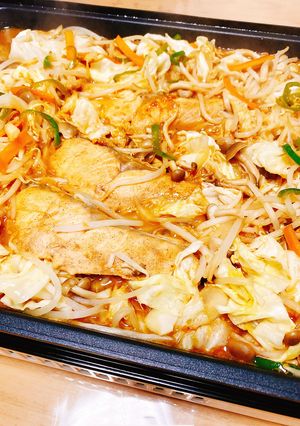 野菜たっぷり！鮭のちゃんちゃん焼き-レシピのメイン写真