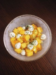 簡単☆柿のカプレーゼ-レシピのメイン写真