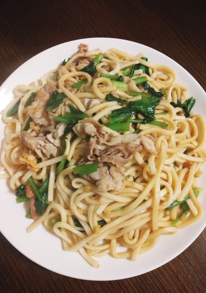 簡単☆めんつゆで作る焼きうどん-レシピのメイン写真