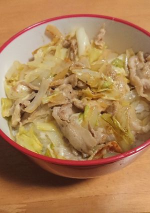 うま塩を使った簡単ズボラ飯 「塩豚丼」-レシピのメイン写真
