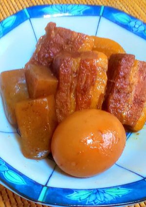 豚の角煮をてりてりに仕上げるコツ-レシピのメイン写真