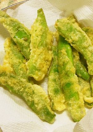 モロッコ豆の天ぷら-レシピのメイン写真