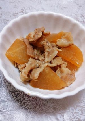 豚バラ大根の味噌煮込み-レシピのメイン写真