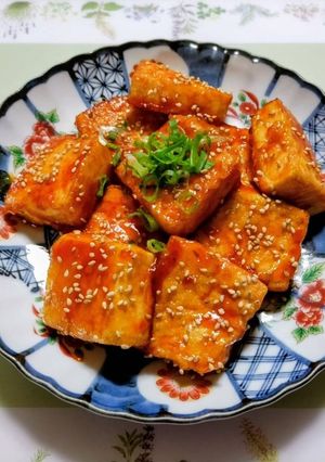 簡単今夜の夕飯コチュジャン豆腐のステーキ-レシピのメイン写真