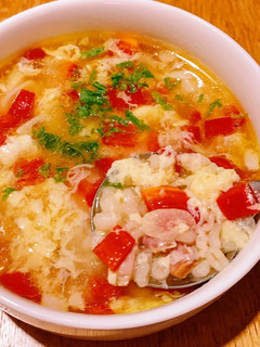 もち麦とベーコンのにんにくスープ-レシピのメイン写真