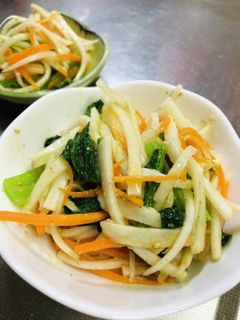 大根とにんじんと小松菜のナムル-レシピのメイン写真