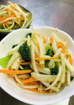 大根とにんじんと小松菜のナムル-レシピのメイン写真