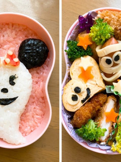 ミニーおばけのハロウィン弁当✨-レシピのメイン写真