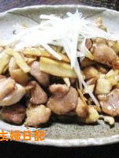 鶏肉とエリンギのニンニク醤油炒め-レシピのメイン写真