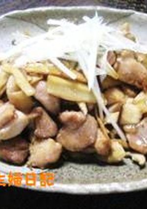鶏肉とエリンギのニンニク醤油炒め-レシピのメイン写真
