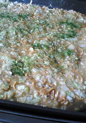 簡単！家族に評判のもんじゃ焼き-レシピのメイン写真