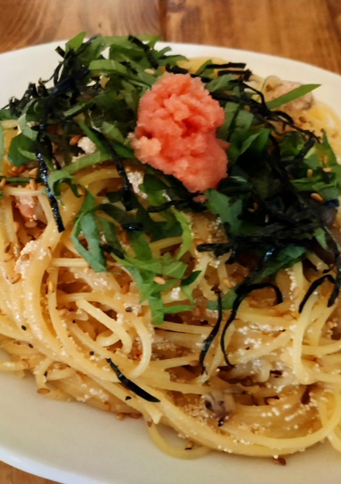 たらこときのこの和風パスタ-レシピのメイン写真