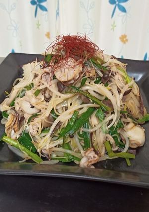 野菜たっぷり低カロリー!柚子焼きビーフン-レシピのメイン写真