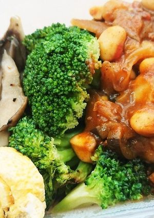 グリル野菜と残りカレーの糖質オフ弁当-レシピのメイン写真