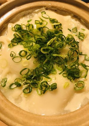 鍋の素＆鶏肉と白菜の豆乳＆生姜餅うどん鍋-レシピのメイン写真