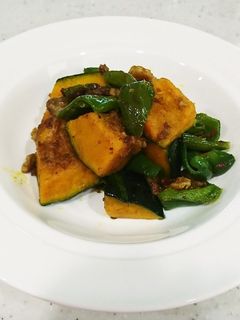 ホクホクかぼちゃのカレー炒め☆-レシピのメイン写真