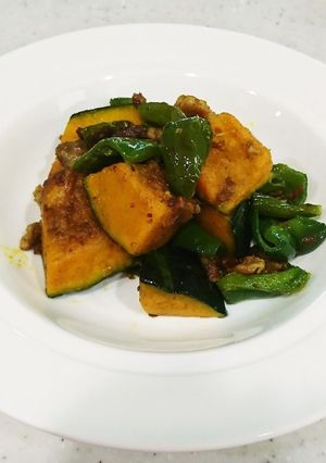 ホクホクかぼちゃのカレー炒め☆-レシピのメイン写真
