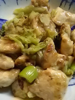 鶏肉と残り物野菜の塩葱醤炒め-レシピのメイン写真