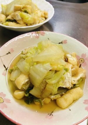 白菜と油揚げの煮物-レシピのメイン写真